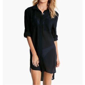 SEAFOLLY Crinkle Twill Beach Cover-Up Dress NWT IN STORES 💖💖